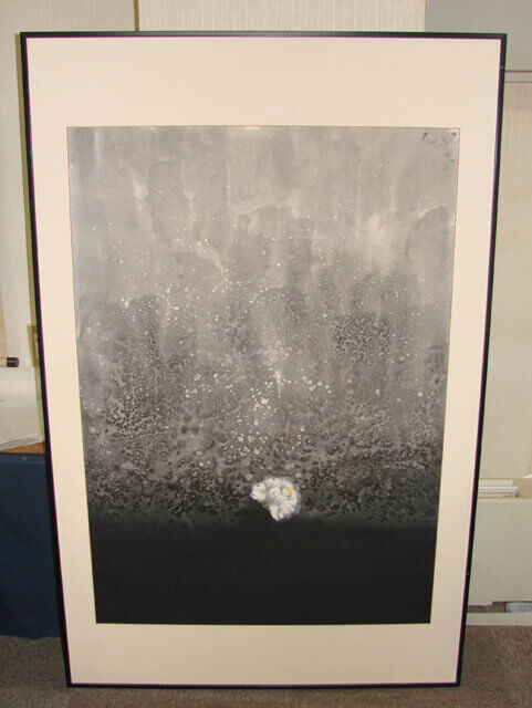 額装　西宮　外国人　シミ